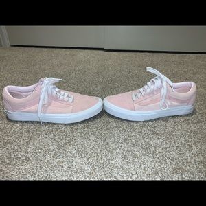 Pink van shoes, size 8.5, Used- in good condition